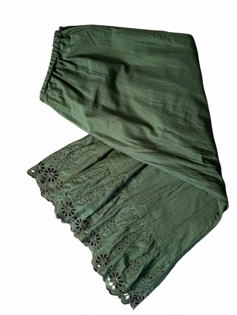 GUDRUN SJODEN Organic Cotton Slip Lace Skirt